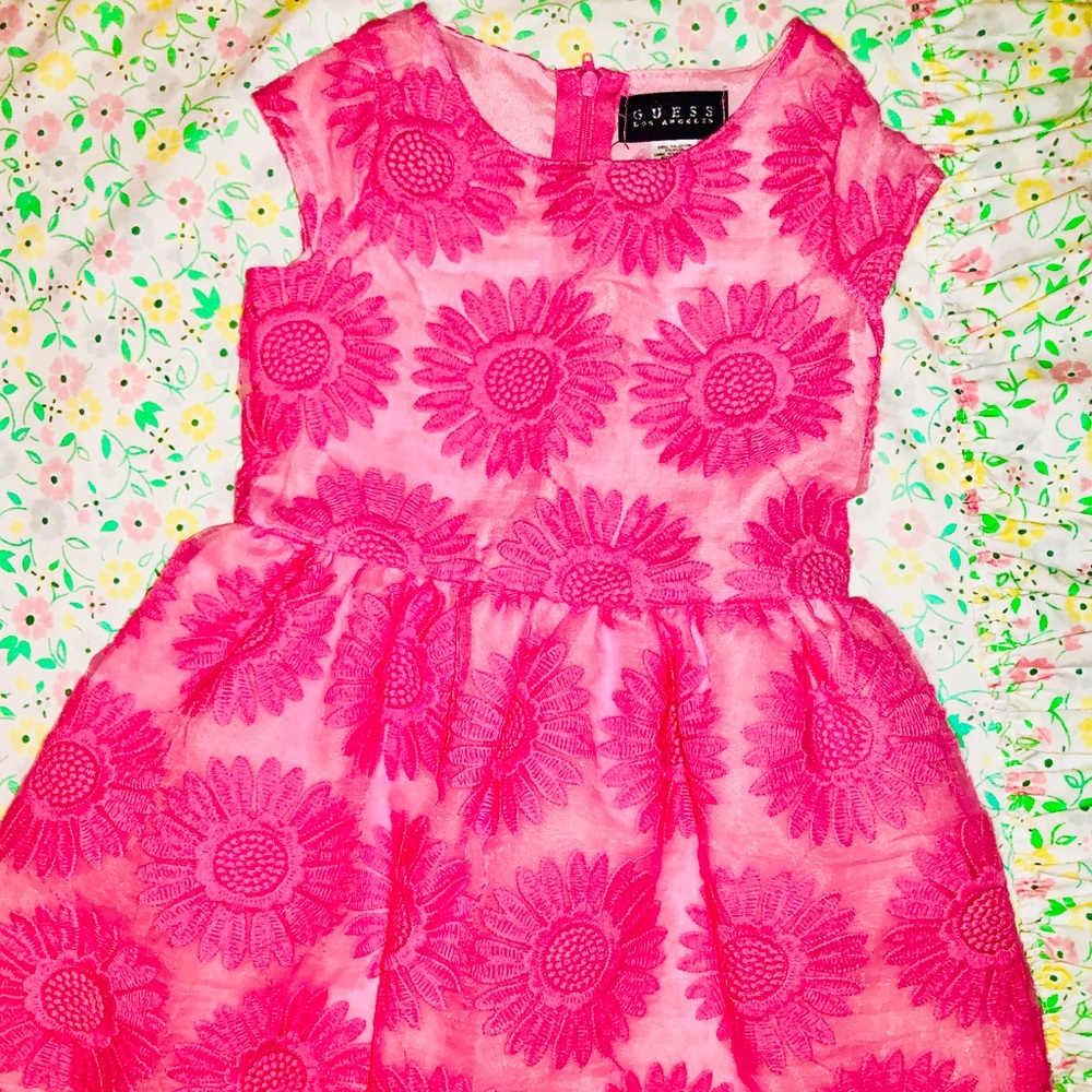 GUESS pink dress